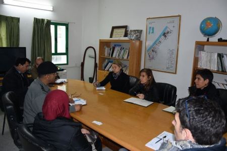 العمل الزراعي يستقبل وفدا من مؤسسة أطباء العالم فرنسا في مقره بغزة